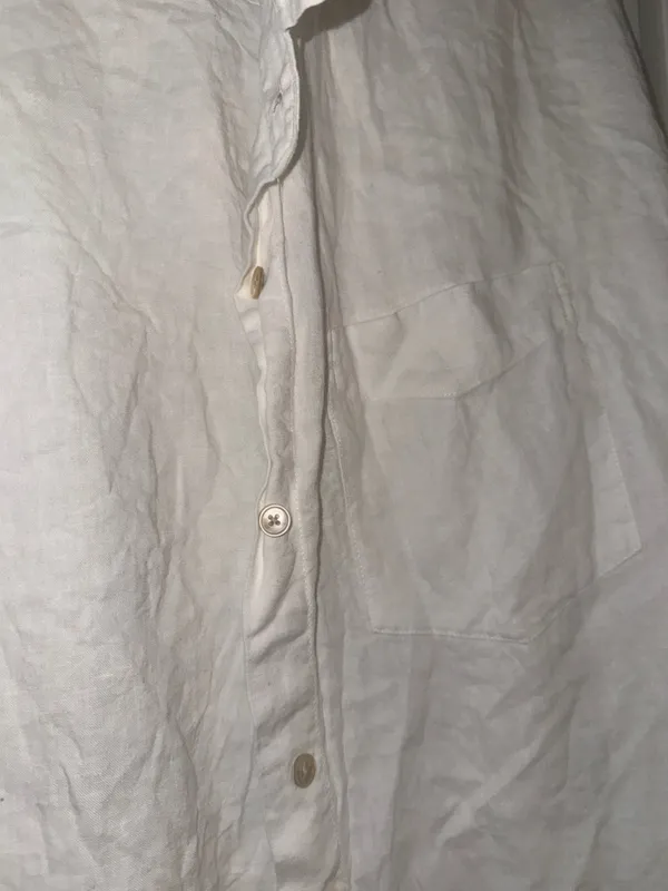 Aritzia Brand New Wilfred Free oversized White Long Sleeve Shirt Size Large - Image 7