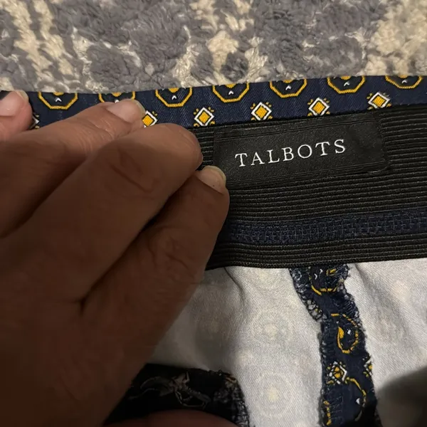 TALBOTS ESSEX ANKLE PANTS - GEO HEARTS Size 16 - Image 4
