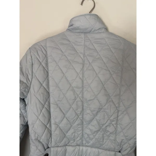 BARBOUR Women’s Flyweight Quilted Jacket Breeze Blue Sz US 4 = UK 8 NWT - Image 15