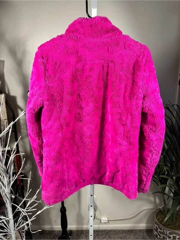 E11. The North Face Black/Pink Reversible Jacket - Image 7