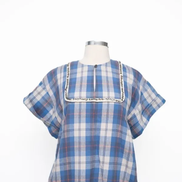 Sea New York- Plaid Flannel Dress‎ - Image 8