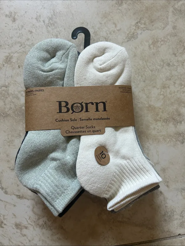 Born women Cushion Quarter Socks (10 Pairs) - Image 2