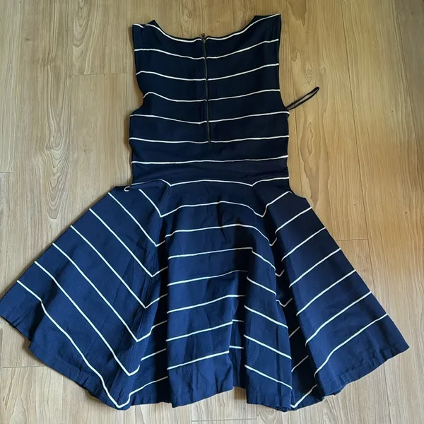 Alice & Olivia Stripped Dress - Image 4