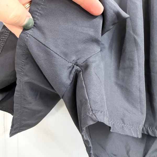 Starting Point gray pull on drawstring active‎ athletic woven lined gym shorts L Size L - Image 2