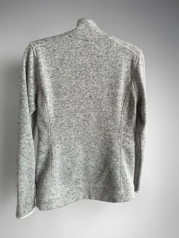 Eddie Bauer Women's Grey Heathered Full Zip Fleece Jacket with Pockets Size XS‎ - Image 2