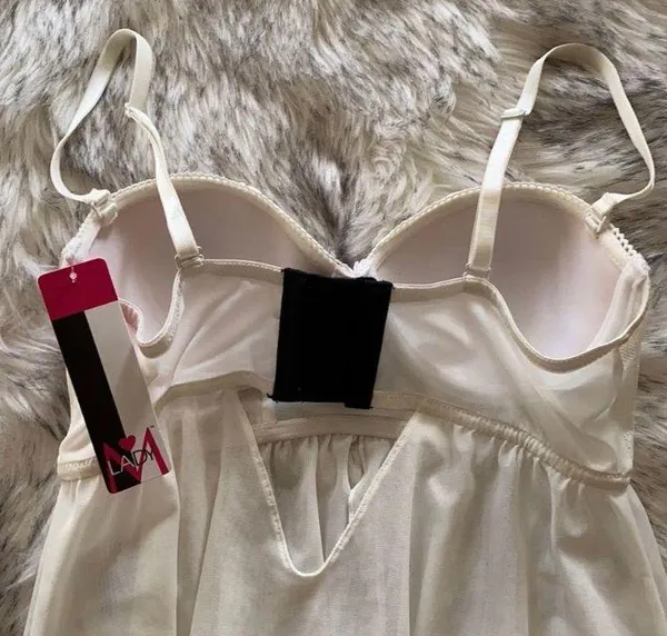 NWT Very Sexy Lace Trim Babydoll Chemise - Image 4