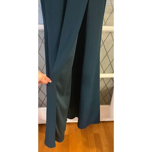 Lulu's Formal Mermaid Floor Length Off Shoulder Green Evening Dress Womens XL - Image 4