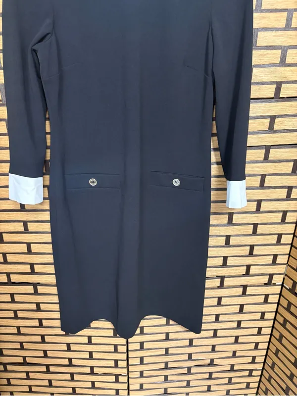 Tommy Hilfiger black and white dress size 4 - Image 4
