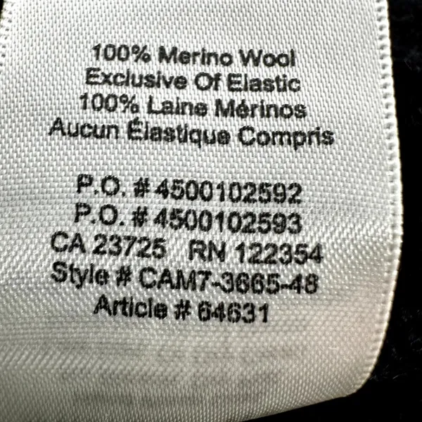 Aritzia Wilfred Unwind Open Cardigan Mid Length Ribbed Merino Wool Black XSmall - Image 4