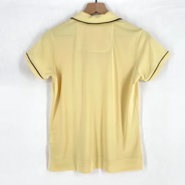 Tehama Green Polo Shirt Womens M Yellow Performance Everyday Wear‎ Golf Tennis - Image 2