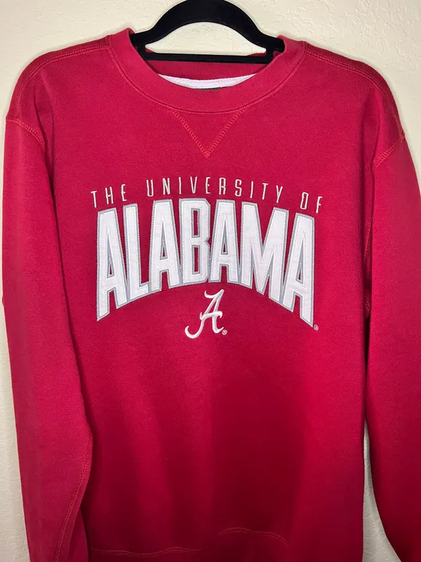 University of Alabama red crewneck sweatshirt - Image 2