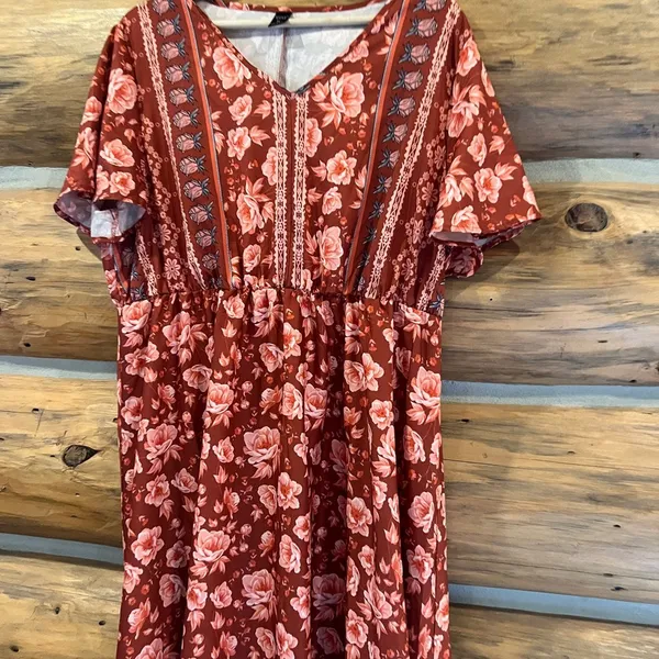 Emory Rose Allover Floral Print Dress - Image 3