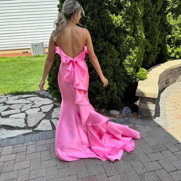 Boutique prom dress hot pink - Image 3