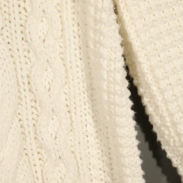 NWOT Lauren Ralph Lauren White Turtleneck Size Medium - Image 5