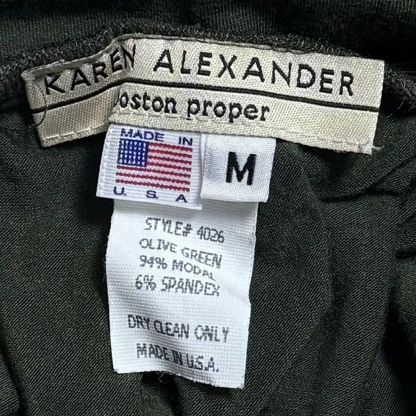 Karen Alexander Boston Proper Green‎ Studded Maxi Dress Resort Travel Summer M - Image 9