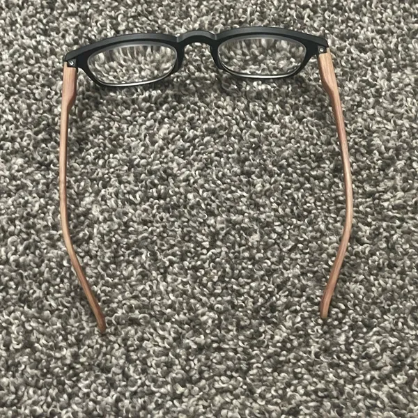 Tashon Black and Brown Reading Glasses +3.50 With Pouch - Image 2