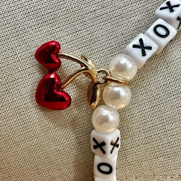 Betsey Johnson RED HOT HEARTS CHERRY NECKLACE - Image 11
