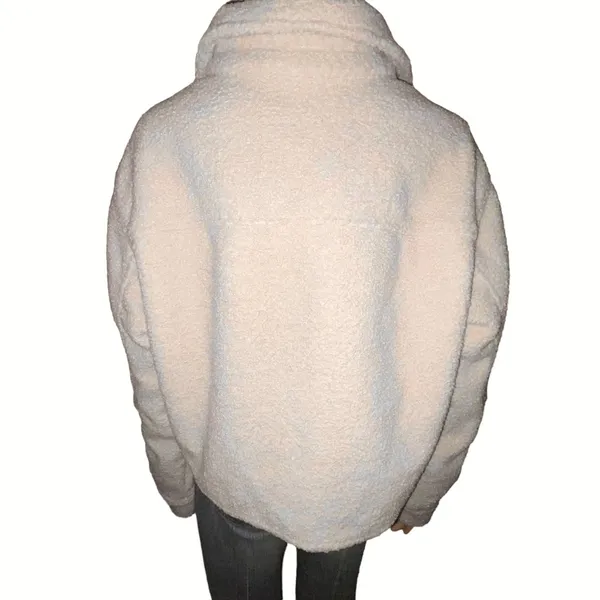 Divided  cropped teddy jacket - Image 11