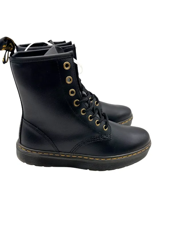 Dr. Martens Size 7 Zavala Combat Lace-Up Punk Platform Ankle Boot Black - Image 2