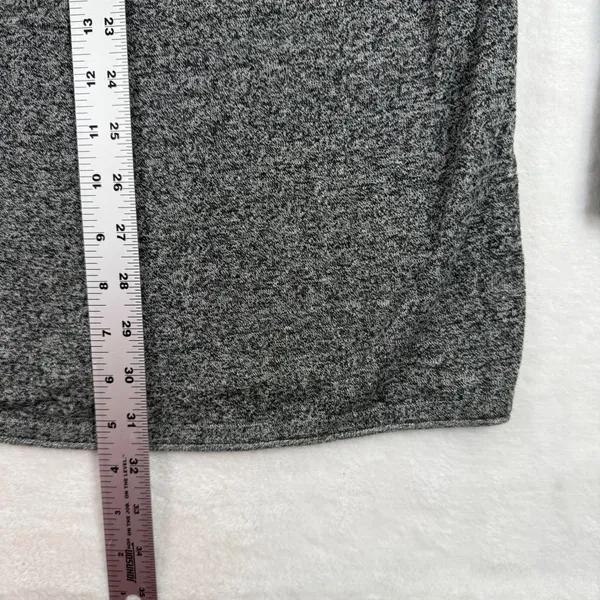 ASOS‎ Womens Gray Marl Long Sleeve Cotton T-Shirt Crew Neck Size Medium 02807490 - Image 4