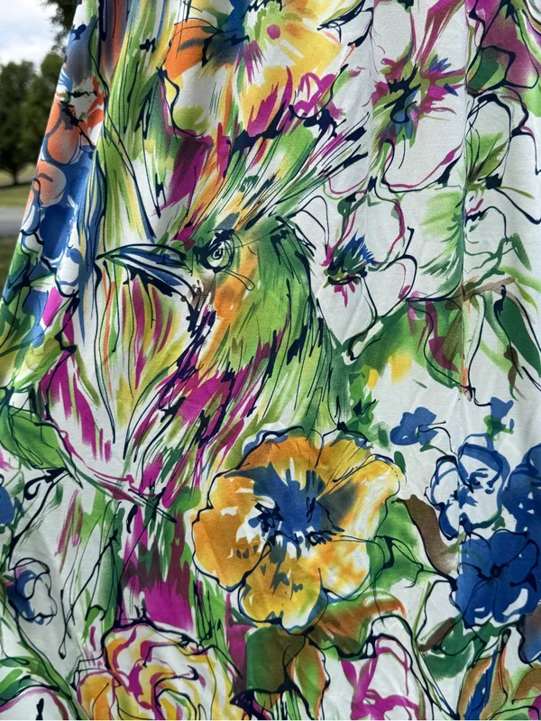 NEW Jonathan Martin Floral Maxi Dress 6 Resort Cruise Autumn Wedding Guest Dress - Image 7