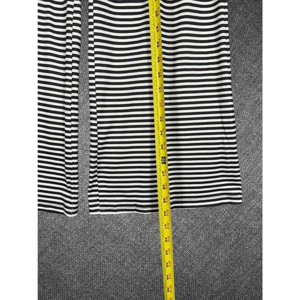 Black And White Striped Wide Leg Pants - Image 4