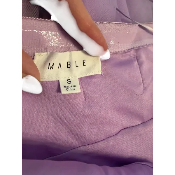 Lavender Mable Aileen Ruffle Mini Dress - Size S - Image 6