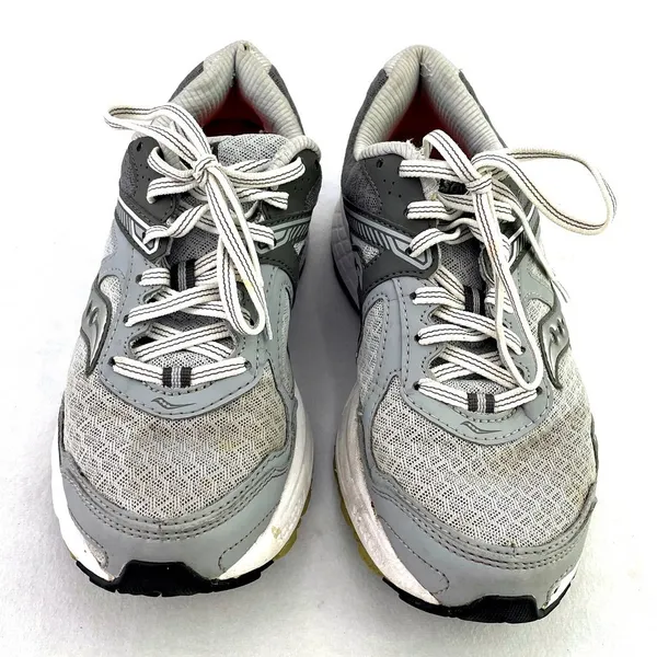 Saucony Womens Cohesion 10 Sz 6.5 Gray Running Shoes Lace Up Low Top S15362-10 - Image 2