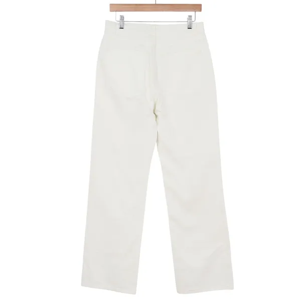 Madewell Jean Womens 28 The Cleo Straight White High Rise NW256 New - Image 6