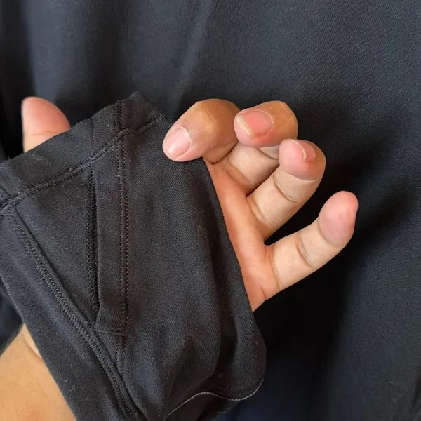 Lululemon Size 8 Close to Crossing Long Sleeve shirt Black Active #1000 - Image 7