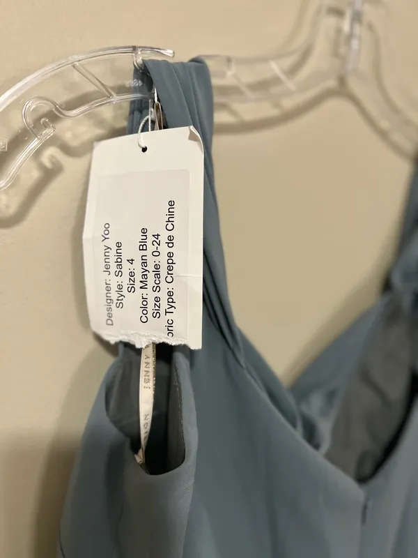 Jenny Yoo Dusty blue formal dress - Image 7