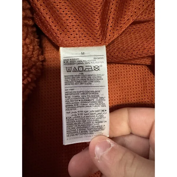 Old Navy Women Size Medium Sherpa Jacket Zip Pockets Polyester Fall Autumn Cozy - Image 10