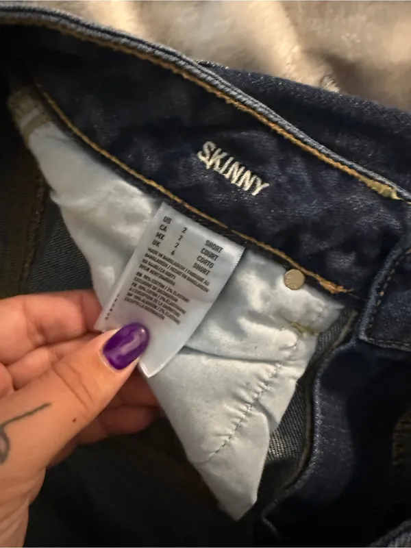 American Eagle Skinny Jeans Women’s Size 2 Short Medium Wash Stretch - Image 7