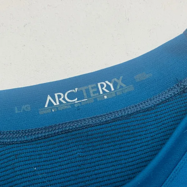 Arc'teryx womens large long sleeve shirt blue Teal Undershirt - Image 2