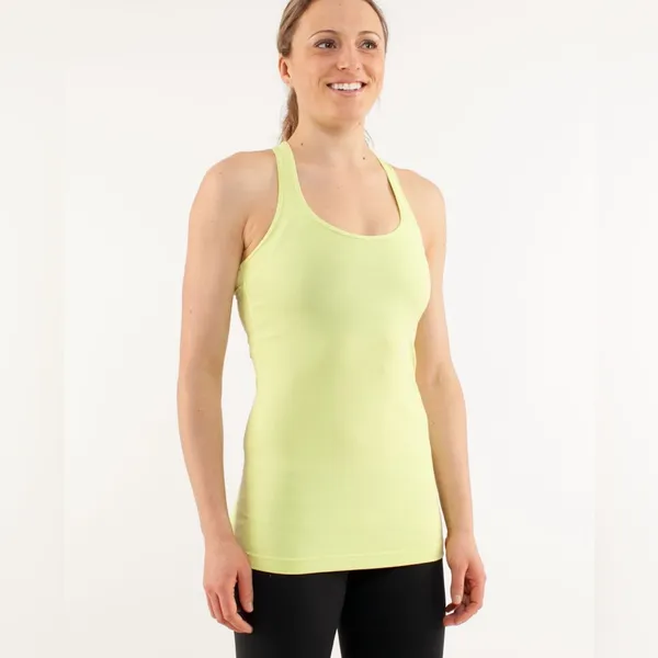 Lululemon Cool Racerback Tank Top Wild Lime 4 - Image 2