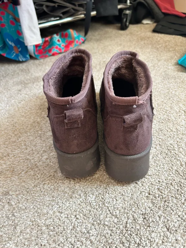 Platform slippers Brown Size 9 - Image 3