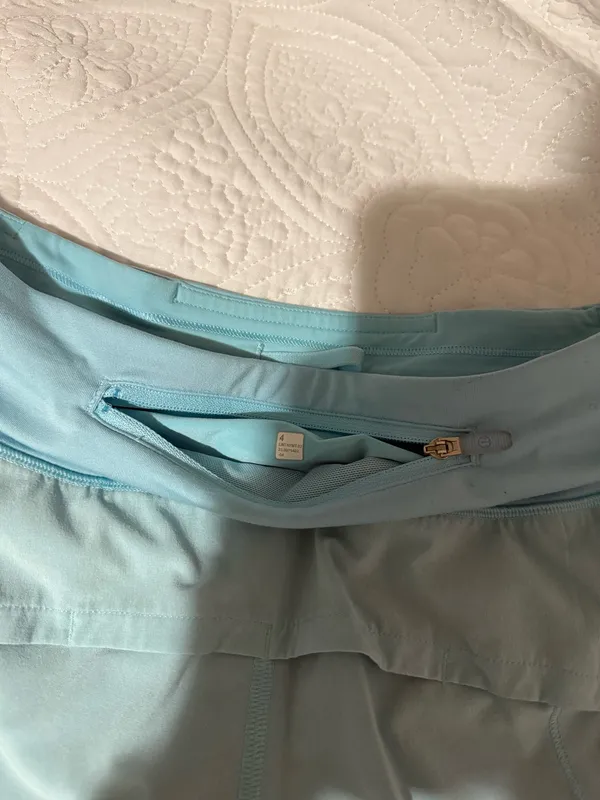 Light Blue 4” Speed Up Lululemon Shorts - Image 3