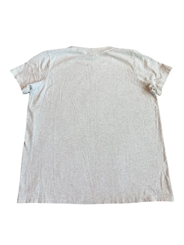 John Galt Paradise Cove Malibu Heather Cream Palm Tee Shirt Fit One Size Women's - Image 8