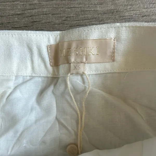 Meshki maja button up linen skirt - Image 3