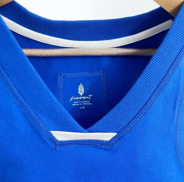 Free people movement blue power walk tank - Image 4