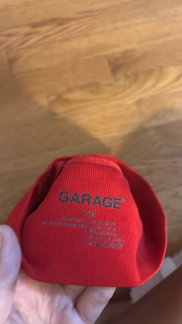 Garage Red Tank Top Cropped - Image 3