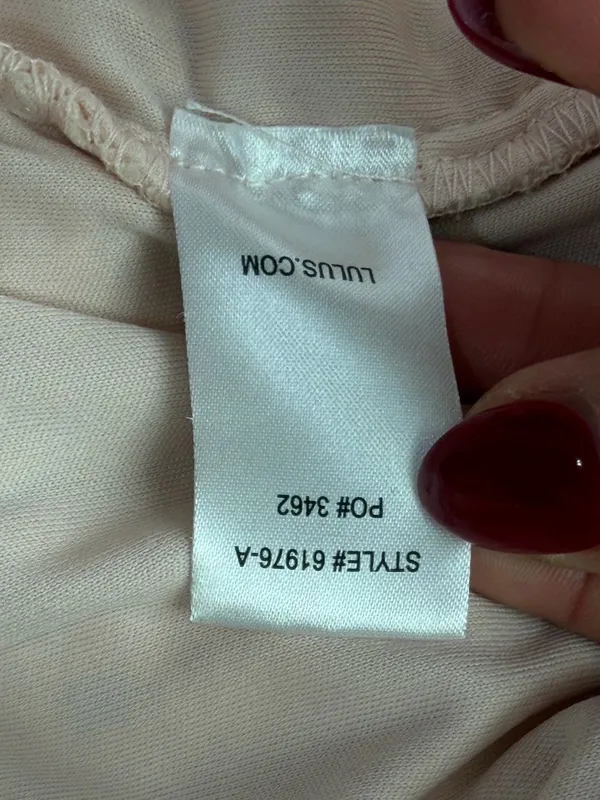 Lulus Love Poem Blush Pink Lace Halter Mini Dress Size Medium - Image 8