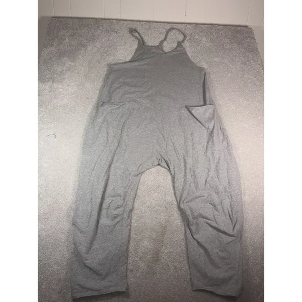 FP Movement Free People Hot Shot Jumpsuit Women's M Gray Harem Romper - Image 3