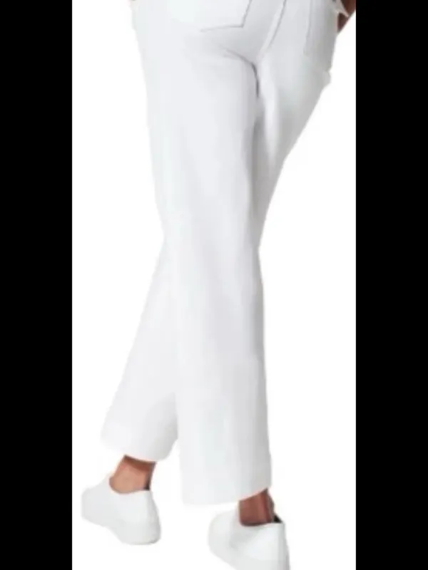 Women's Spanx Twill Cropped Wide Leg Pant. Size Medium - Image 2