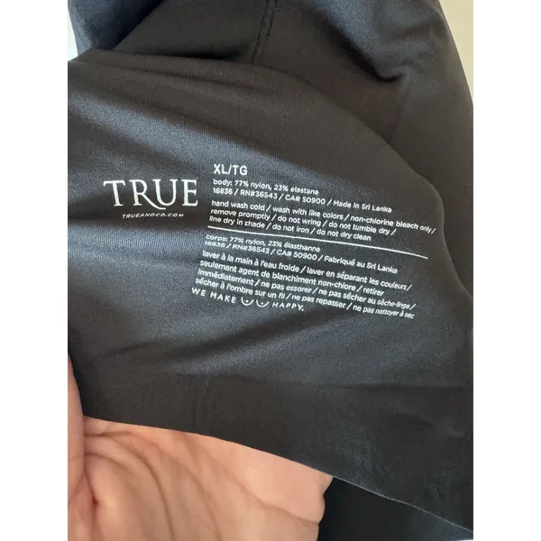 True & Co. 16860 True Body Scoop Neck Bralette Black Size XL NWT - Image 12