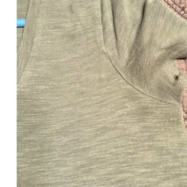 Madewell Olive Green T-Shirt Dress – Size Small – Short Sleeve Midi - Image 6