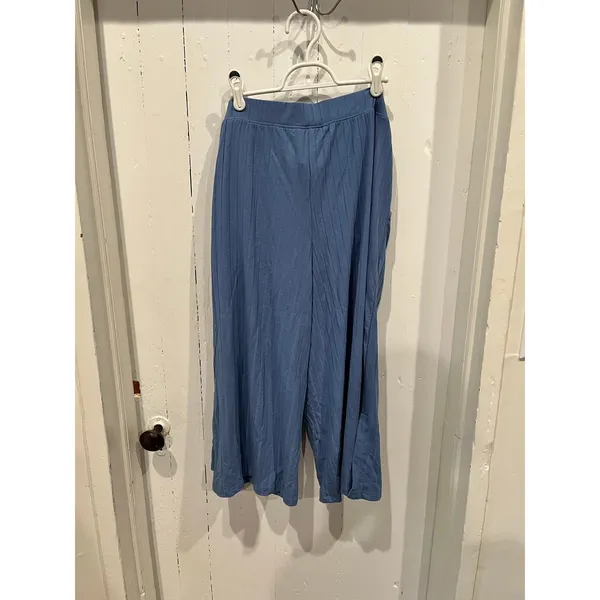 Cuddl Duds Blue Loose Pajama Sleep Pants size large - Image 2