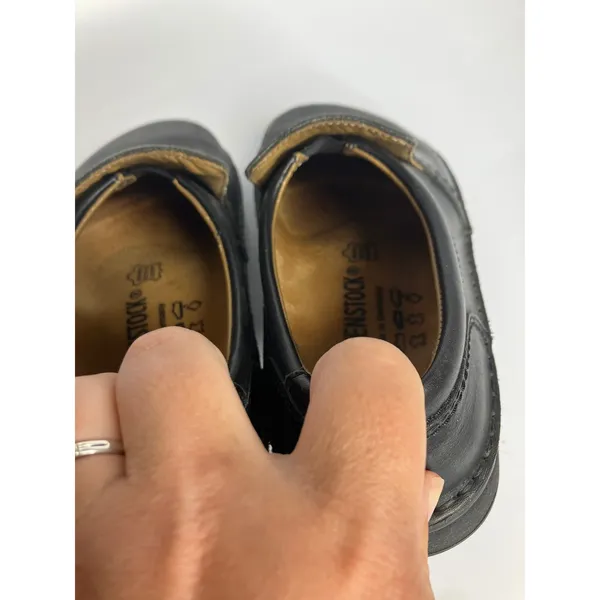 Birkenstock clog shoes chefs nursing black leather‎ women's size 36 - Image 7