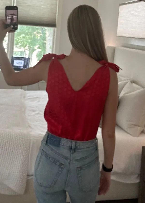 These Three Boutique Red Bodysuit - Image 2