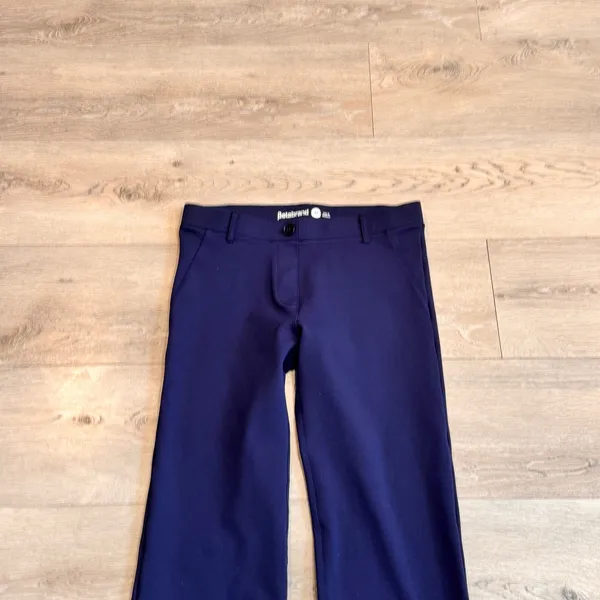 Betabrand Classic‎ Dress Pant Yoga Bootcut Navy Blue Size Medium M - Image 3